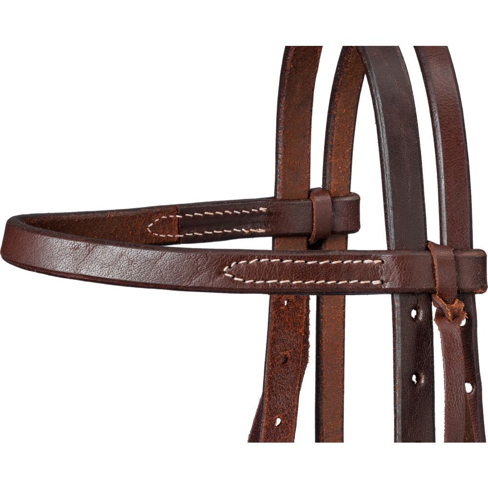 Miniature & Pony Harness Leather Browband Headstall by Royal King