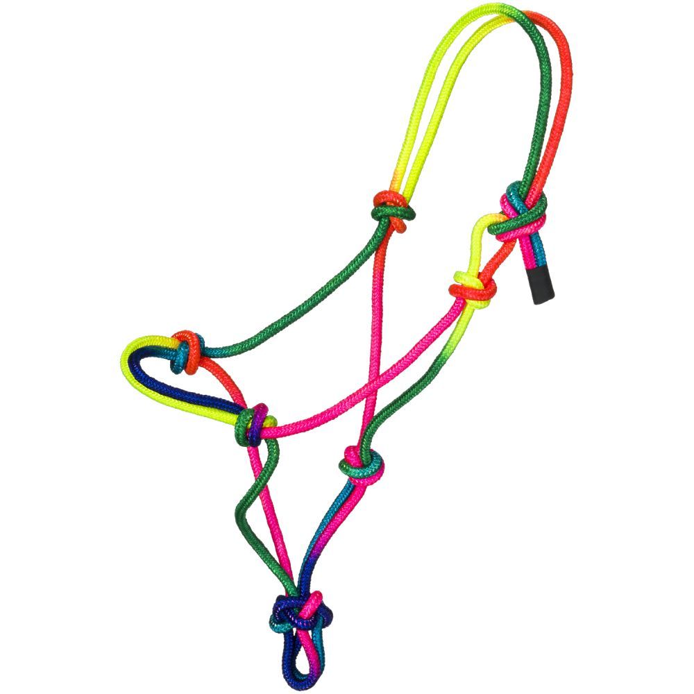 Miniature Multi Color Rope Halter by Tough1