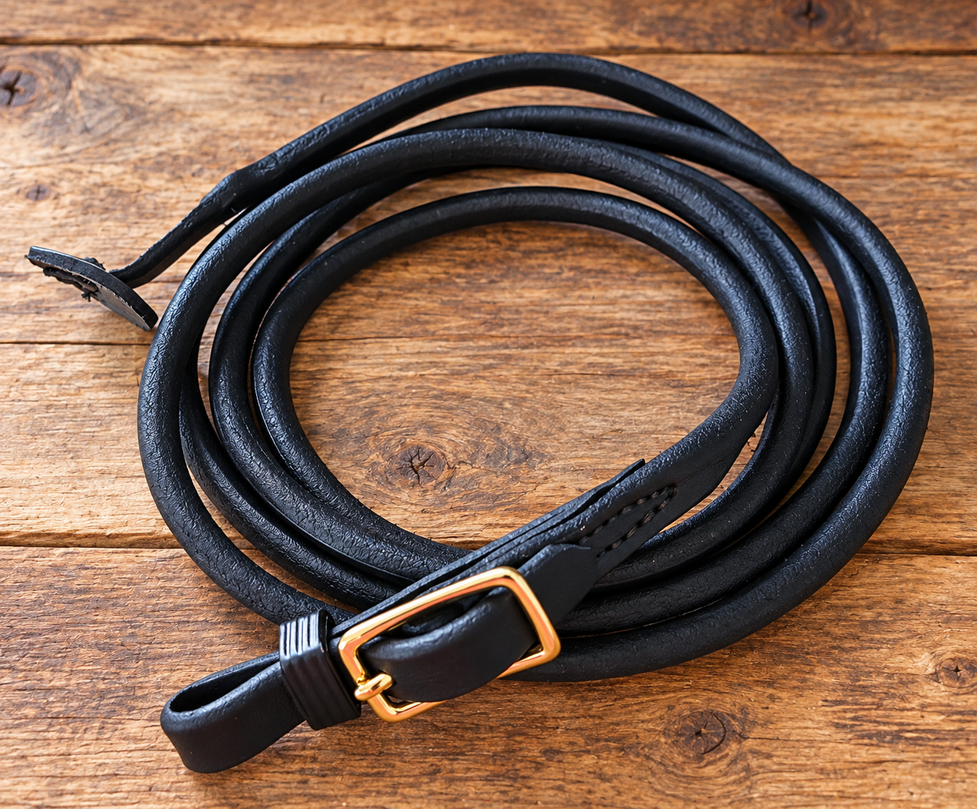 Rolled Leather Miniature Horse Lead