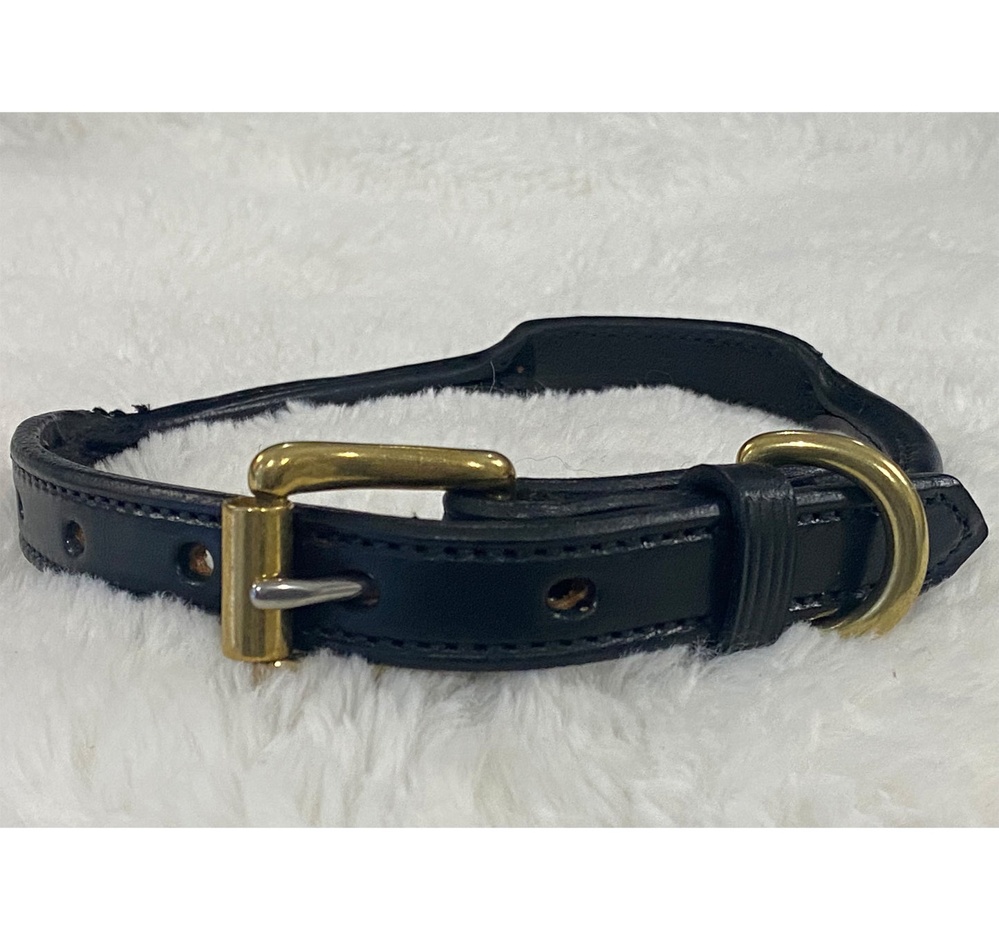 Rolled Leather Dog Collar