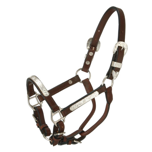 Mini Silver Bar Show Halter by Tough1