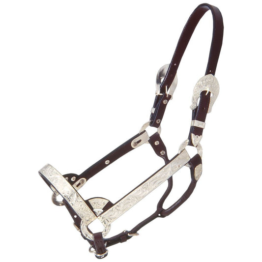 Mini Deluxe Silver Show Halter by Tough1
