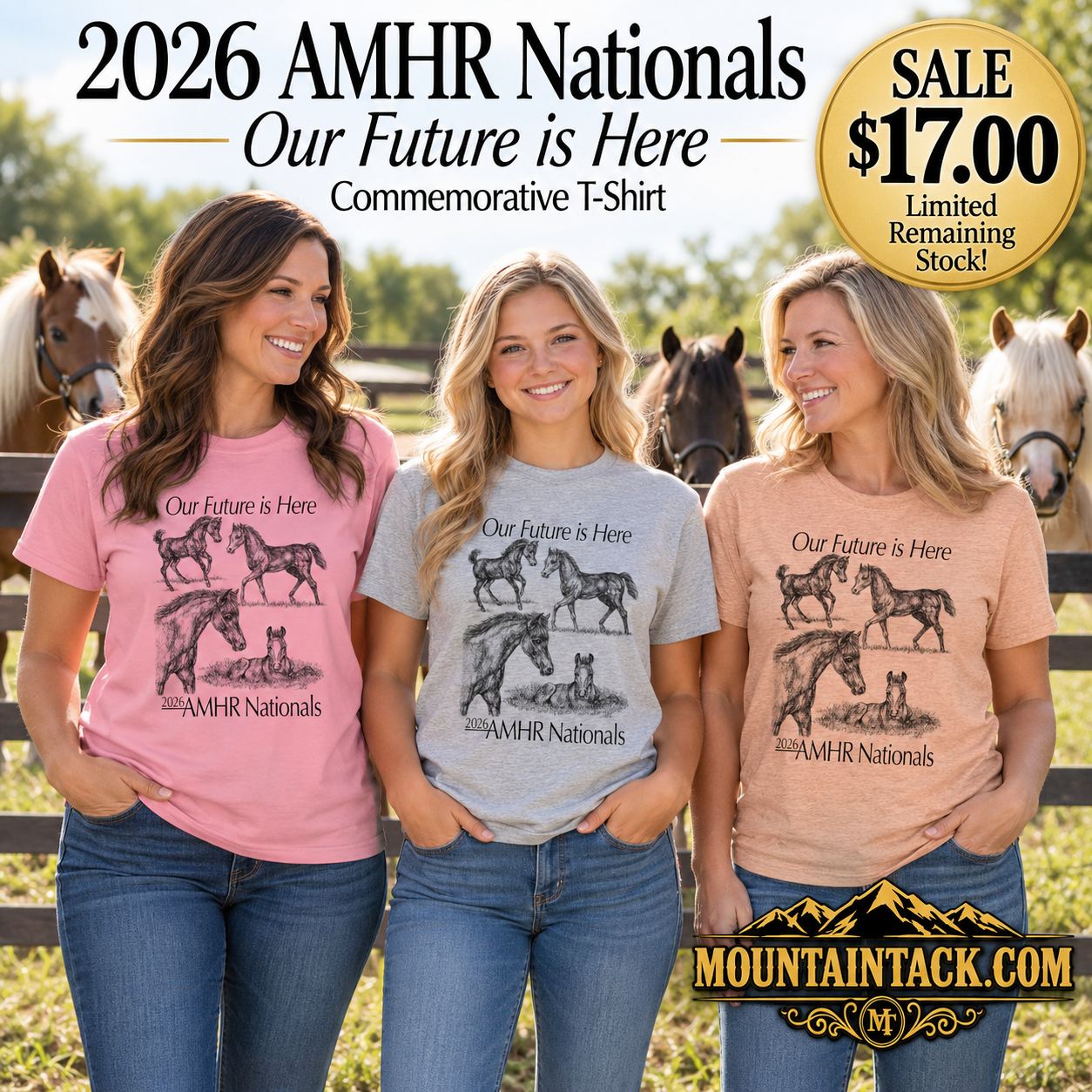 2026 AMHR National Show T-Shirt – Our Future Is Here
