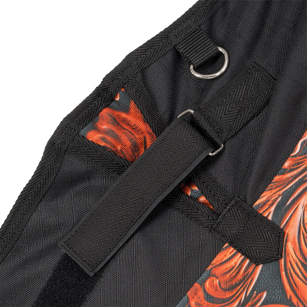 Tough1 1200D Tooled Leather Print Waterproof Horse Turnout Blanket with Snuggit™ – 250g
