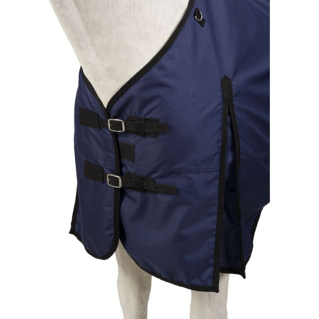 Basics by Tough1 1200D Waterproof Horse Turnout Blanket with Belly Wrap – 200g