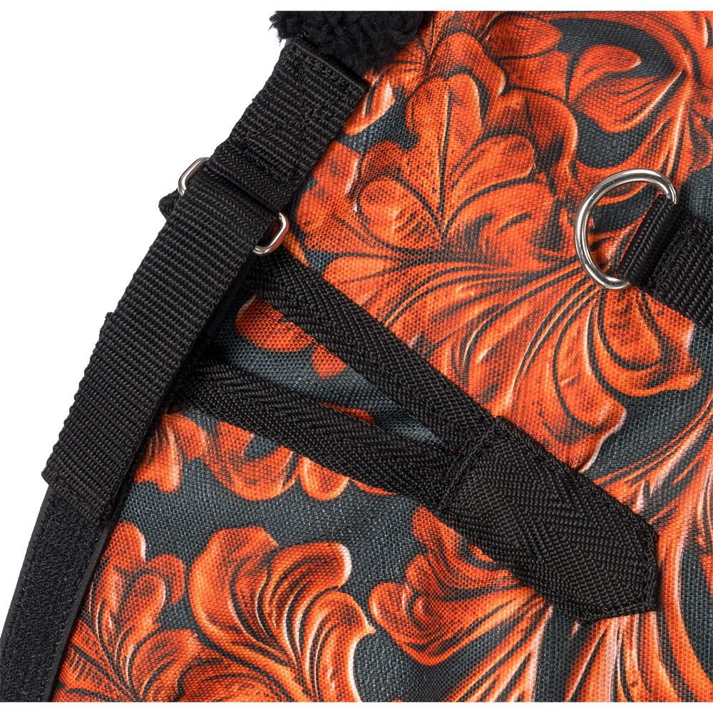 Tough1 1200D Tooled Leather Mini Turnout Sheet w/Snuggit
