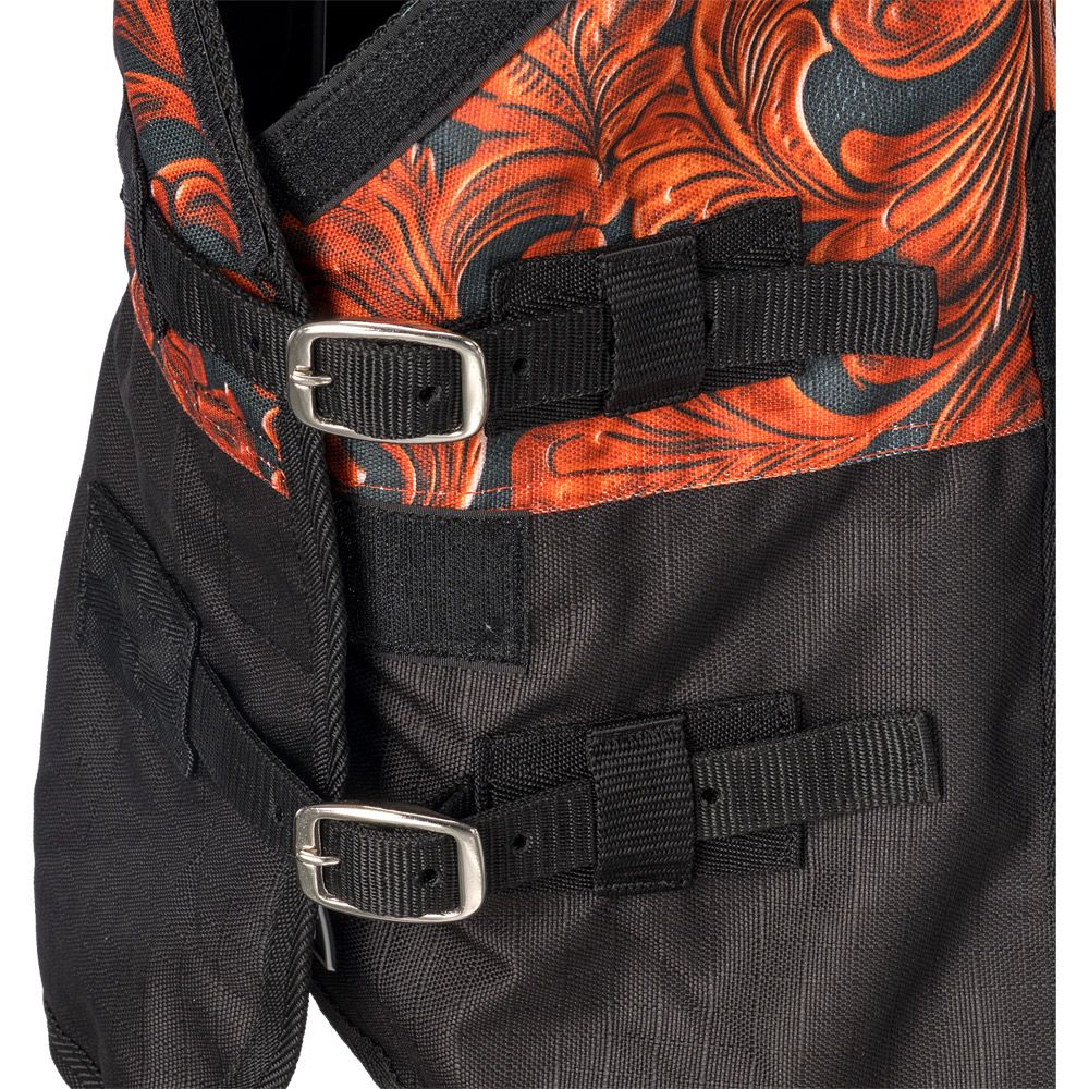 Tough1 1200D Tooled Leather Mini Turnout Sheet w/Snuggit
