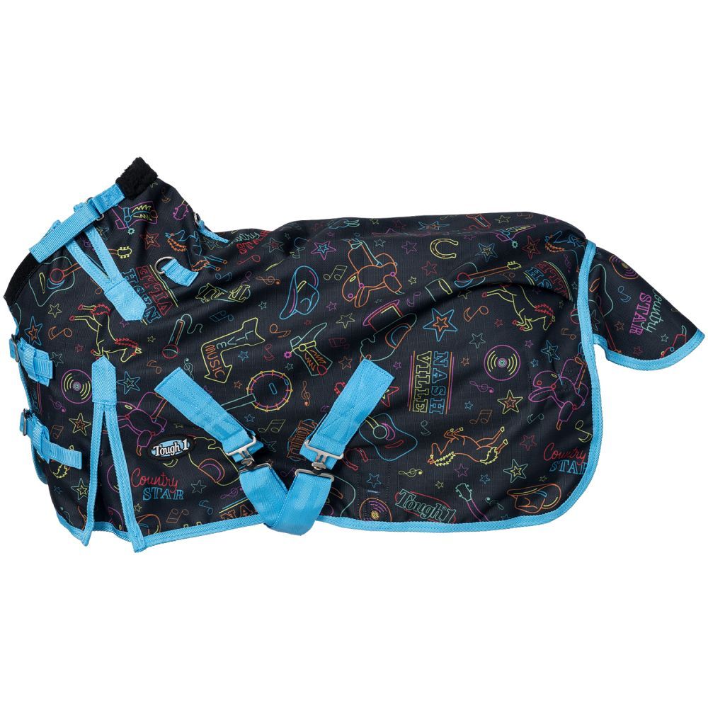 Tough1 1200D Waterproof Horse Turnout Blanket – Nashville Nights 250g