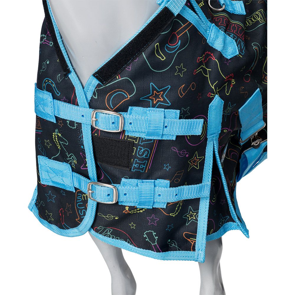 Tough1 1200D Waterproof Horse Turnout Blanket – Nashville Nights 250g