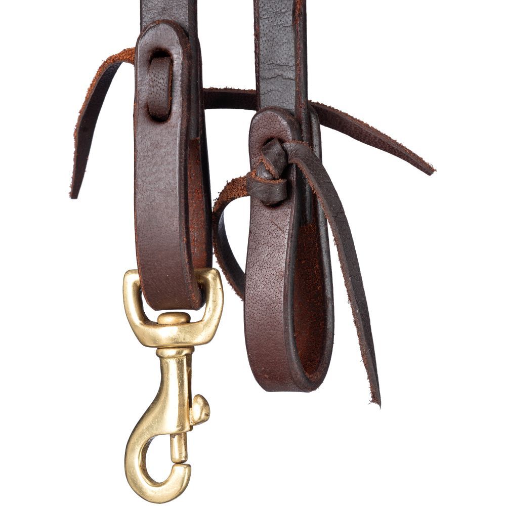 Miniature & Pony Harness Leather Roping Reins with Snap End – Royal King