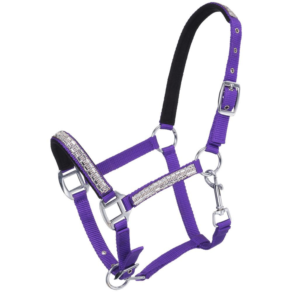 Mini Nylon Halter With Crystals by Tough1