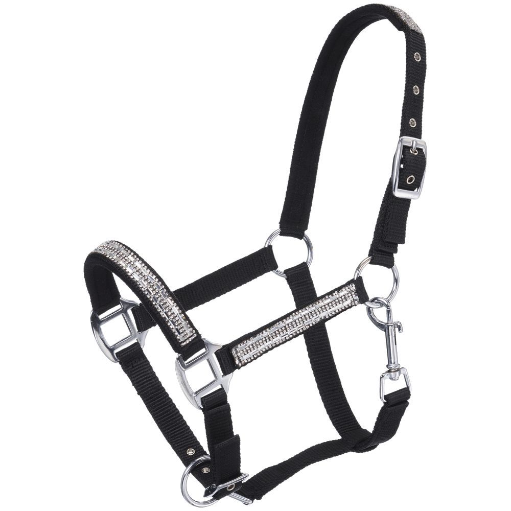 Mini Nylon Halter With Crystals by Tough1