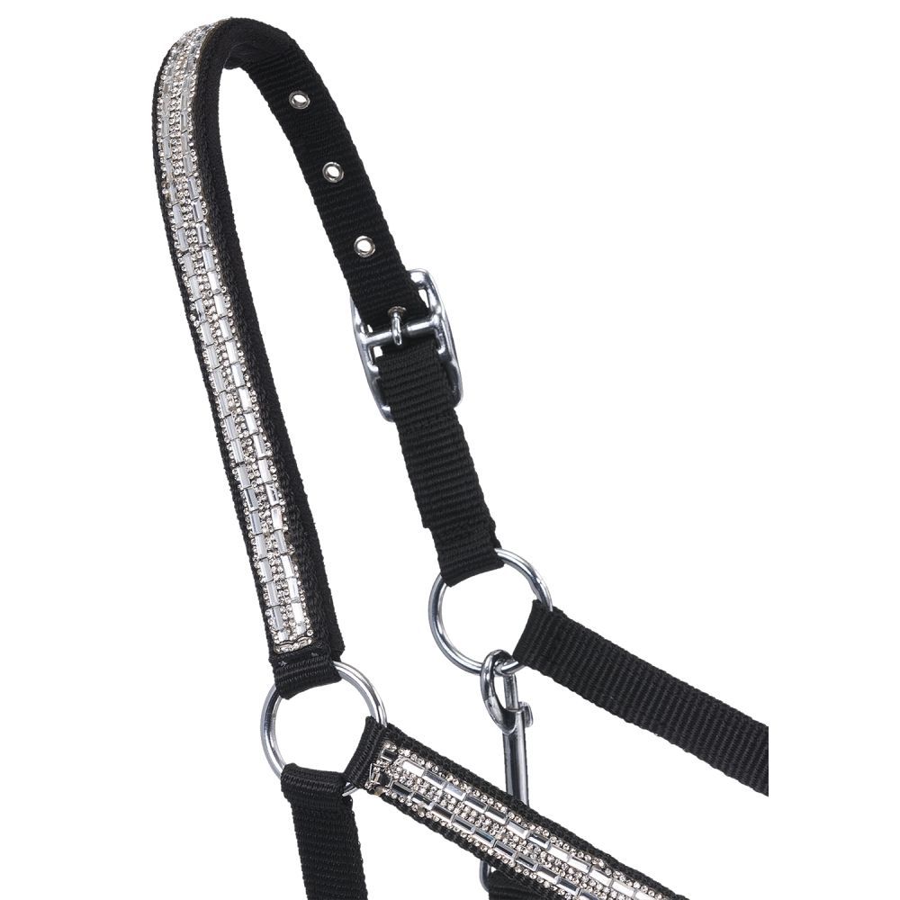 Mini Nylon Halter With Crystals by Tough1