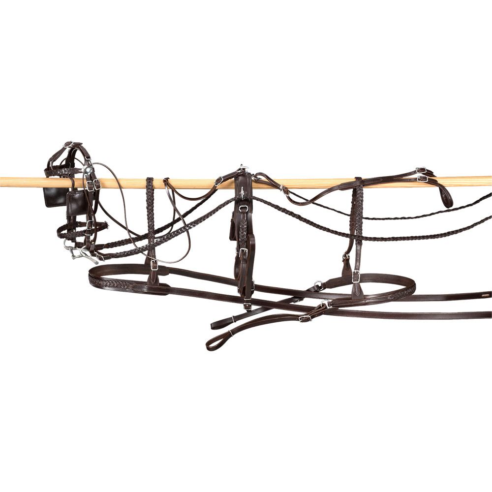 Tough1 Mini Braided Leather Harness