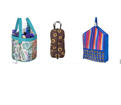 Groomer Caddy, Web Slow Feeder, and Halter Bag Set