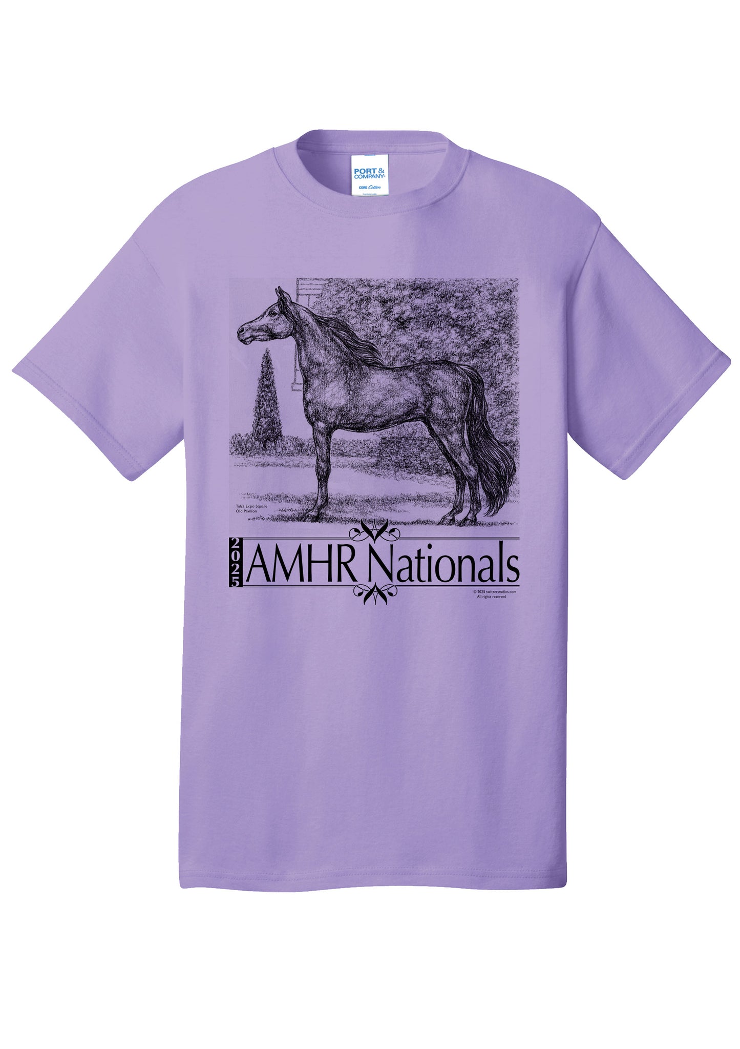 2025 National & Congress Horse Show T-Shirts – Nancy Switzer Artwork – $10
