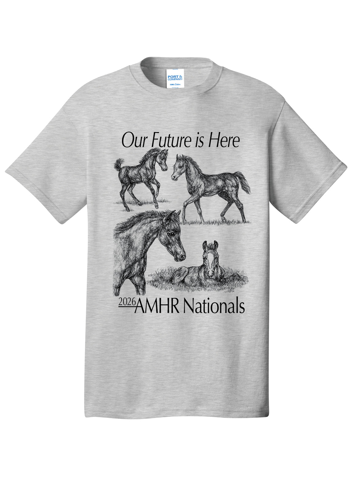 2026 AMHR National Show T-Shirt – Our Future Is Here