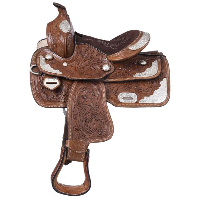 Trail Saddle w/Silver, McCoy by King Series