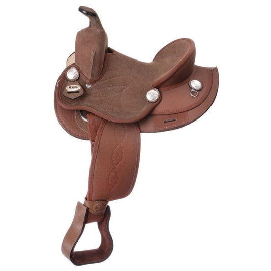 Synthetic Round Skirt Competition Saddle by King Series