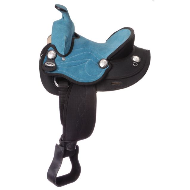Synthetic Round Skirt Competition Saddle by King Series