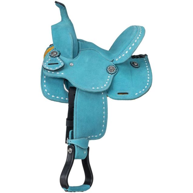 Suede Barrel Saddle, Stratford by King Series