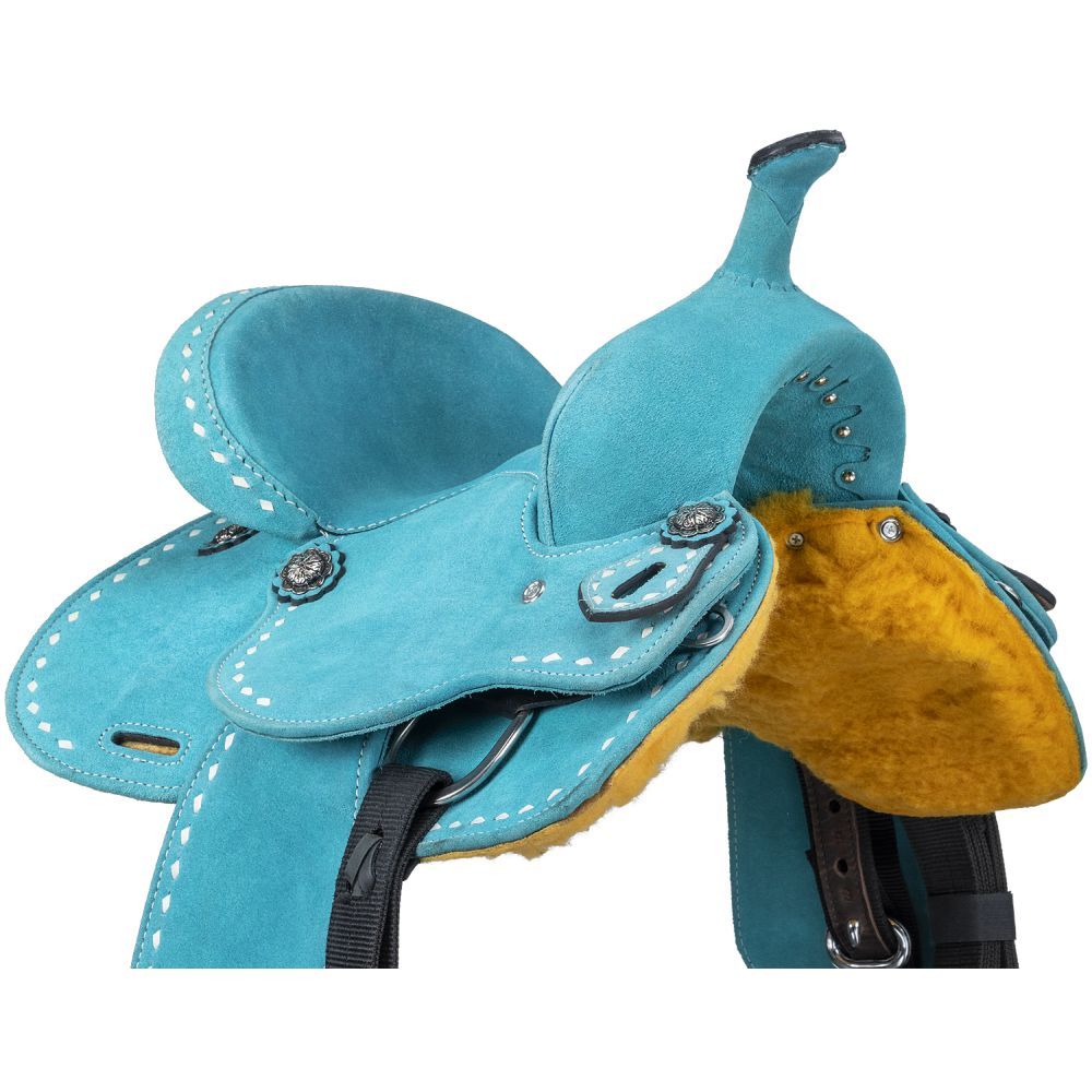 Suede Barrel Saddle, Stratford by King Series
