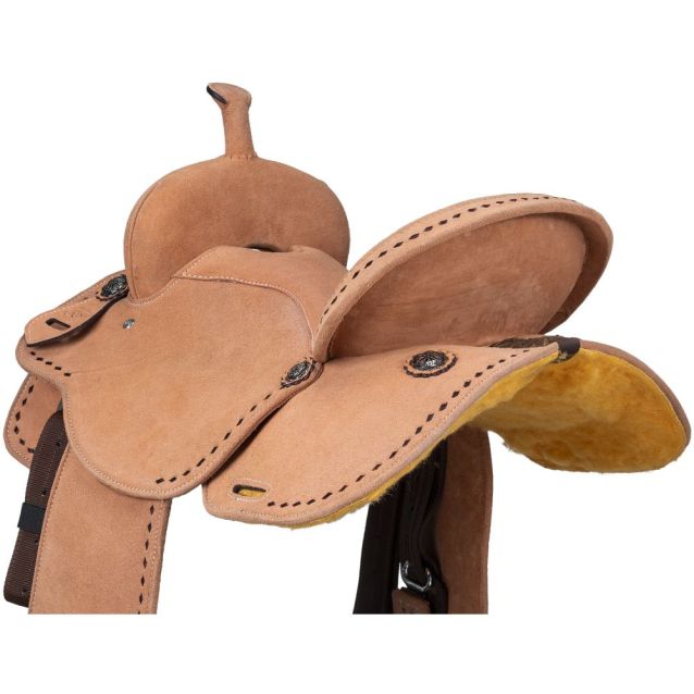 Suede Barrel Saddle, Stratford by King Series