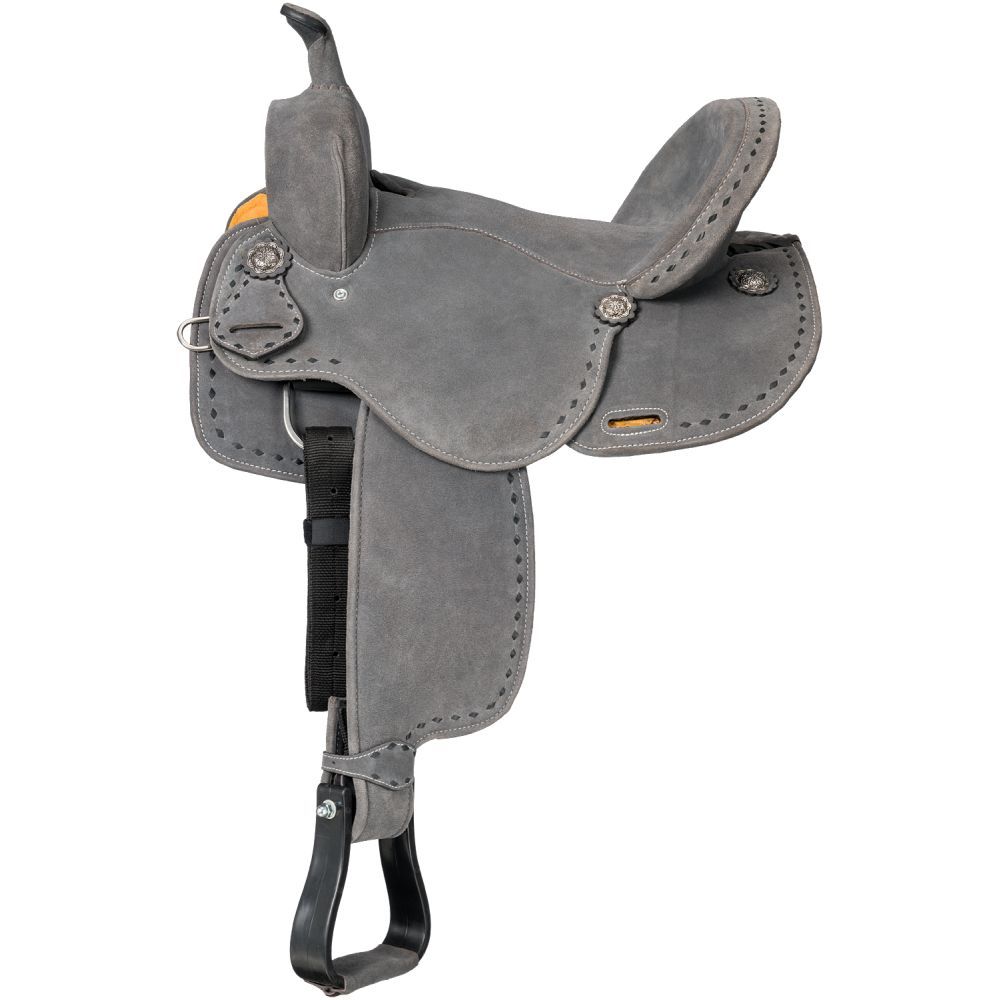 Suede Barrel Saddle, Stratford by King Series