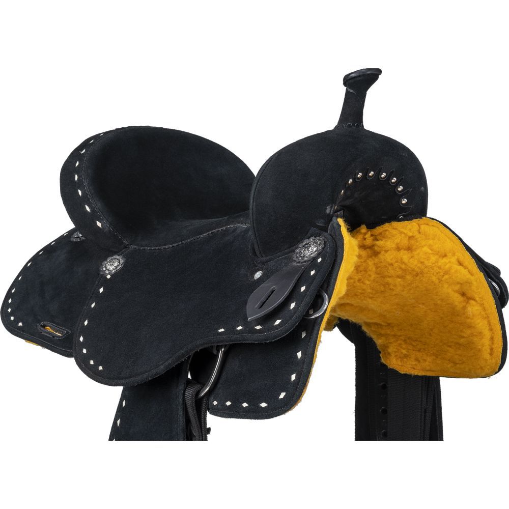 Suede Barrel Saddle, Stratford by King Series