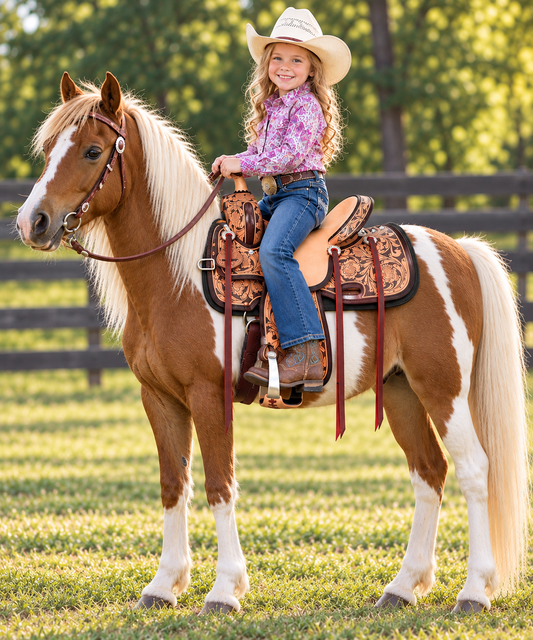 Barrel Saddle Moulton by Silver Royal