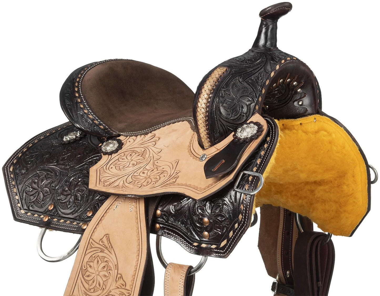 Barrel Saddle, Bisbee Silver Royal