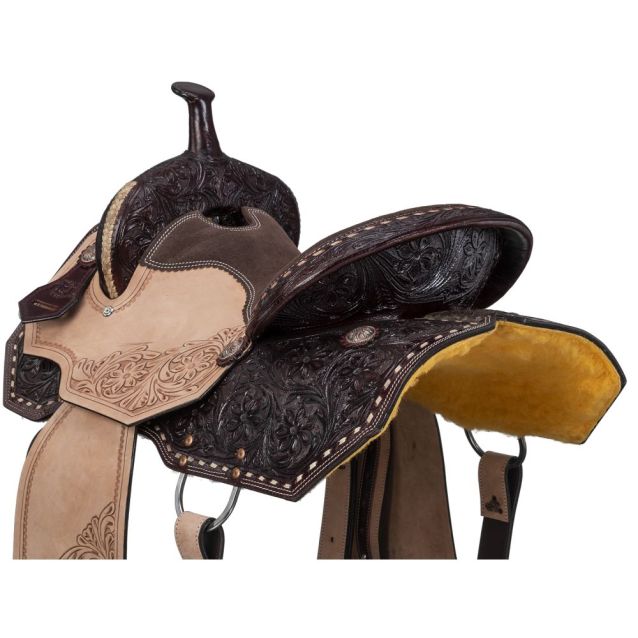 Barrel Saddle, Bisbee Silver Royal