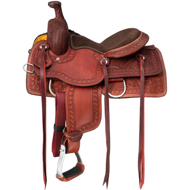 Ranch Saddle, Split Rail by Silver Royal