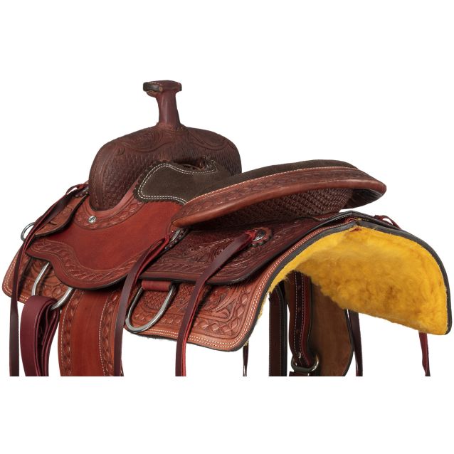 Ranch Saddle, Split Rail by Silver Royal