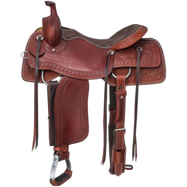 Ranch Saddle, Split Rail by Silver Royal