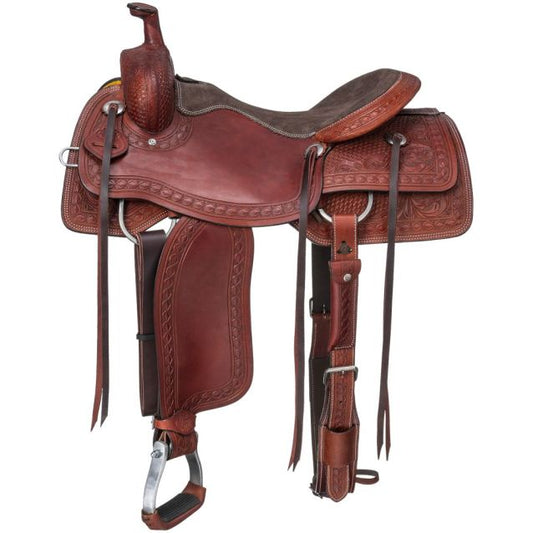 Ranch Saddle, Split Rail by Silver Royal