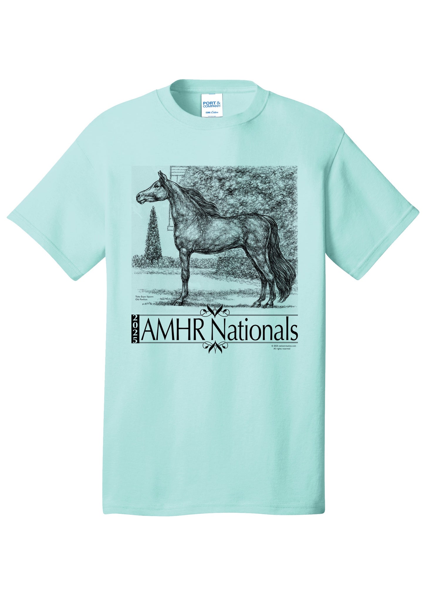 2025 National & Congress Horse Show T-Shirts – Nancy Switzer Artwork – $10