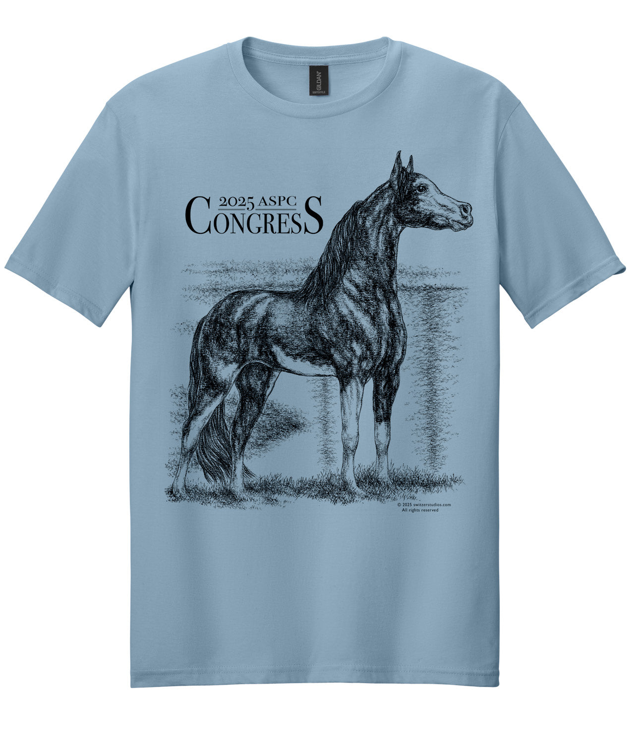 2025 National & Congress Horse Show T-Shirts – Nancy Switzer Artwork – $10